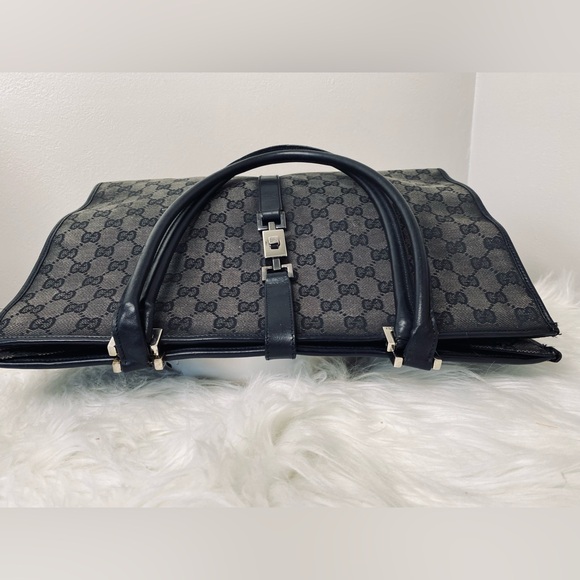 Gucci Jackie Large Tote Bag with Certificate of Authenticity Early 2000 Vintage - Picture 7 of 17